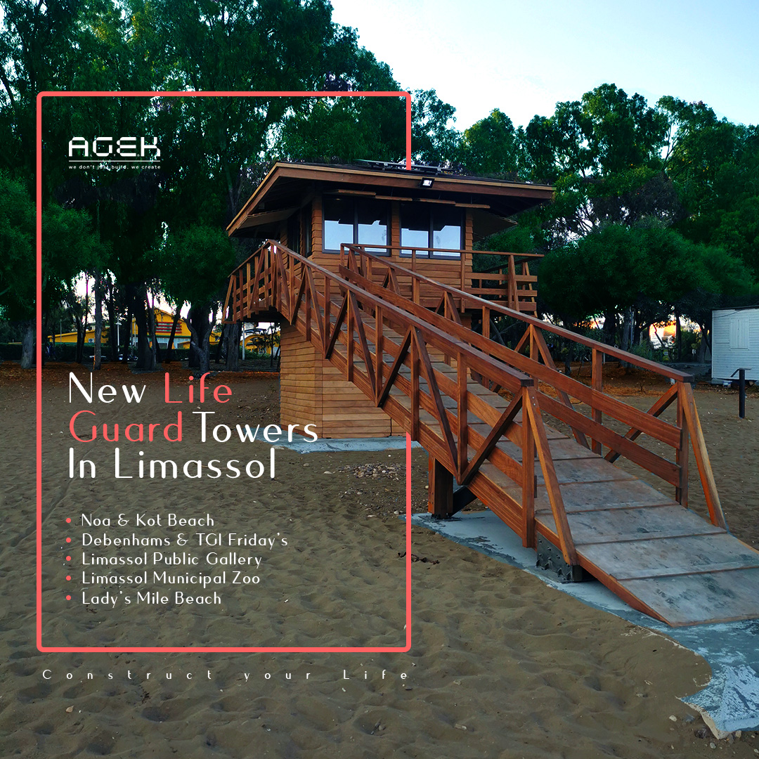 Lifeguard Towers in Limassol and Paphos